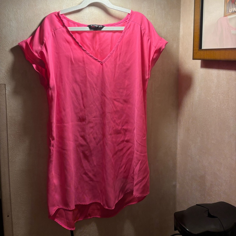 Vibrant Hot Pink/Fuchsia Top